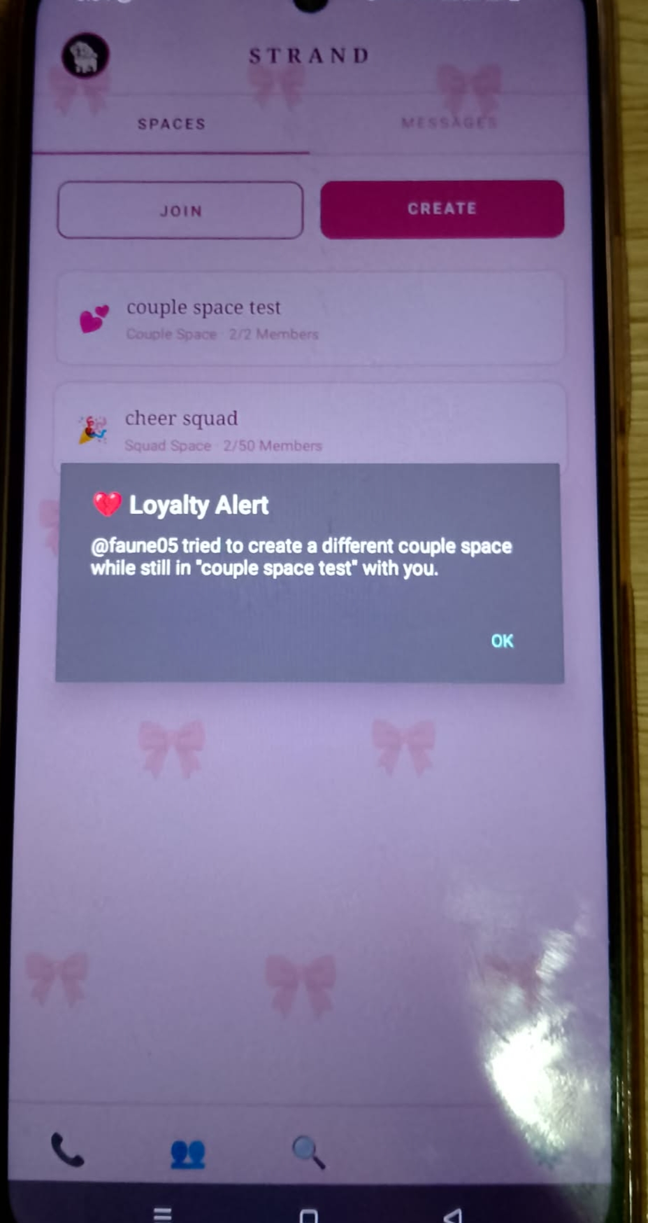 Loyalty alert